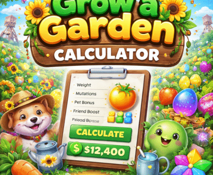 Grow a Garden Calculatr: Calculate Plant Value, Pet Weight and Mutations